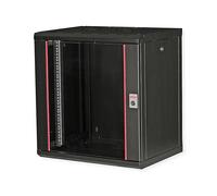 ARMADIO RACK DA PARETE ROLINE 26.21.0174, Nero, Trasparente