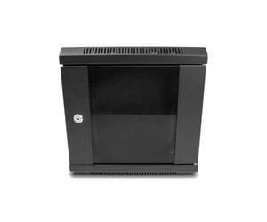Armadio rack DeLock 43417 6U 10" metallo nero porta vetro ventilato