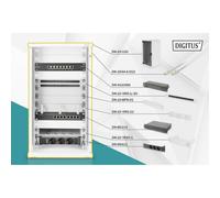 Armadio rack Digitus 12U 10 pollici 312 x 300 mm Grigio