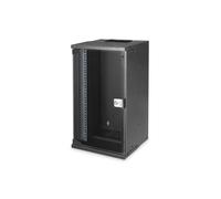 Armadio Rack Digitus SOHO Pro 12U 10" Nero Acciaio Porta Vetro