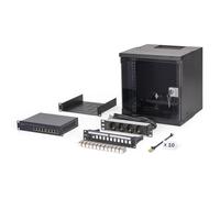 Armadio rack Digitus SOHO Pro 6U 10 pollici kit completo accessori