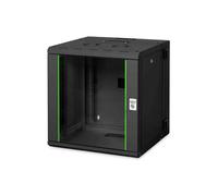 DIGITUS Professional DN-19 12-U-3-SW 12U - Alloggiamento da parete, serie Unique, 2 pezzi, orientabile, 643 x 600 x 600 mm, colore: Nero