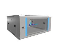 Extralink 4 HE 4U 19" (szer. x gł.) 600 x 600 mm szafa ścienna - szafa serwerowa - szafa sieciowa - ze szklanymi drzwiami
