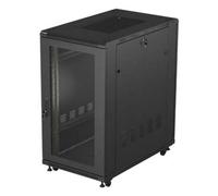 Armadio rack Lanberg FF01-6022-23B 22U 800kg ventilazione attiva nero