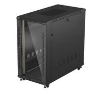 Armadio rack Lanberg FF01-6222-12B 22U freestanding 800kg 6 ventole nero