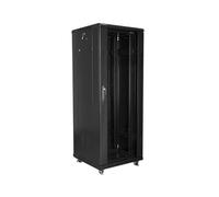 Armadio Rack Lanberg FF01-6632-12B 32U 800kg Nero con Ventilazione e Serrature