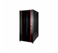 ARMADIO RACK PER RETI 19" 22U (A)1113, (L)600, (P)600 COLORE NERO PORTA VETRO SE