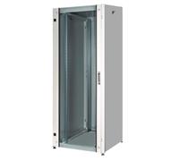 ARMADIO RACK PER RETI 19" 26U (A)1291, (L)600, (P)600 COLORE GRIGIO PORTA VETRO SERIE EAVI