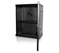 Armadio Rack Powergreen 19" 15U 60x60 + Termostato + 2 Ventole + Vassoio