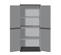 Armadio Modulare in Resina a 4 Ripiani e 2 Ante Mongardi 68X39,5X168CM - 7811C04