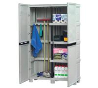 Armadio Resina Portascope Il Più Forte PVC Esterno 100x172x39 Porta Scope Italy
