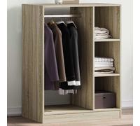 Armadio Rovere Sonoma 77x48x102 cm in Legno Multistrato