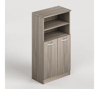 Armadio scarpiera 2 ante 71x38x130 cm Armadietto multiuso ufficio olmo