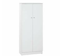Armadio scarpiera 62x34x147 cm Mobile multiuso bianco armadietto made in italy