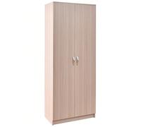 Armadio Scarpiera Gabriella a 2 Ante con 6 Ripiani Altezza 182 cm, Porta Scarpe in Legno Multiuso, Mobile Alto Portascarpe Salvaspazio Indipendente Design Minimal Armadietto Organizer Tieni in ordine