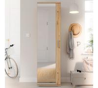 Armadio Scarpiera Multiuso Con Specchio 7 Ripiani 50x35x180h Nube Vari Colori