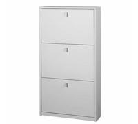 KIT MOBILE SCARPIERA 3 ANTE CON RIBALTA H117 L63 P18Cm FINITURA BIANCO SARMOG Sk