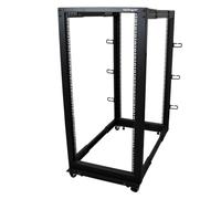 StarTech.com 25U Rack 19" 4 Montanti Open Frame, Profondità 101 cm, Mobile o Pavimento, per Server,Network IT e Infrastrutture Dati, 544 kg