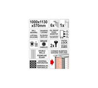 Armadio servizio 6 cassetti YT-09002