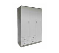 ARMADIO SPACE 3 2C CEMENTO/BIANCO F.CM 120X52X190