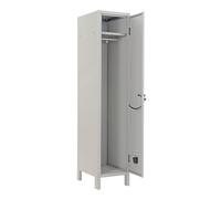 ARMADIO ARMADIETTO SPOGLIATOIO 1 POSTO 175x34x36CM IN LAMIERA METALLO GRIGIO