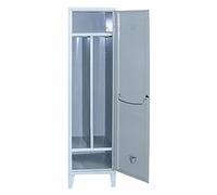 Armadio Spogliatoio in Metallo Armadietto in Kit 1 Anta Con Serratura 35x50x180h