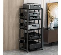 Armadio stereo moderno - Supporto audio versatile per sistemi HiFi AV Media Rack elegante stereo rack armadio audio per l'installazione di intrattenimento domestico