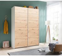 Composad | Armadio della Linea SYSTEMA, Armadio a 2 Ante Scorrevoli, Camera da Letto, (LxAxP) 150x223x67 cm, Colore Bianco e Rovere Oak Mielato, Made in Italy