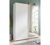 Composad | Armadio della Linea SYSTEMA, Armadio a 2 Ante Scorrevoli con Ante a Specchio, Camera da letto, (LxAxP) 150x223x67 cm, Colore Bianco Laccato, Made in Italy
