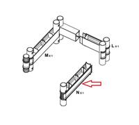 Armadio Terry Wave 1A 35 x 44 x 181H T P 2350RUW Cintura N