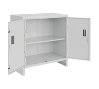 ARMADIO ARMADIETTO TUTTOPIANI PRATIKO 80X40X80H PRO METALLO VERNICIATO 2 ANTE