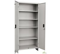 ARMADIO TUTTOPIANI 2 ANTE SPORTELLI CM.175X60X40 KIT LAMIERA RIPIANI REGOLABILI