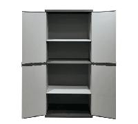 Armadio Modulare in Resina a 4 Ripiani e 2 Ante Mongardi 68X39,5X168CM - 7811C04