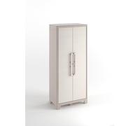 Armadio Tuttopiani Impermeabile Gulliver Keter Ppl Sabbia Beige 2 Ante Cm
