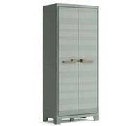 Keter Armadio 4 Ripiani Regolabili Realizzato in Resina Planet Outdoor 80x44x182H cm; ECOMMERCE PACK
