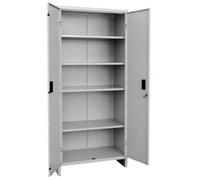 ARMADIO ARMADIETTO TUTTO PIANI 4 RIPIANI MENSOLE 60 x 40 x H 179 METALLO GRIGIO
