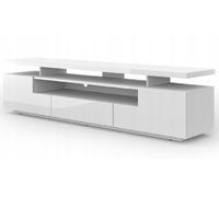 ARMADIO TV EVA 180 BIANCO OPACO BIANCO LUCIDO LED