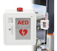 Armadio universale for defibrillatore DAE con chiave e allarme, armadio DAE a parete