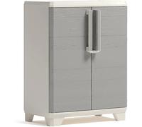 Keter armadio linear wood basso 9725300 90x39x68 per esterno-interno - 9725300