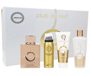 Armaf Club de Nuit Milestone Set - Eau de Parfum 30 ml + Profumo per Capelli 55 ml + Sapone 130 g + Spray per il Corpo
