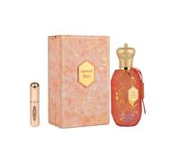 Armaf Eter Desert Rose Eau de Parfum 100 ml, profumo arabo unisex a lunga durata, con nebulizzatore ricaricabile da 5 ml, fragranza floreale orientale con rosa turca, zafferano e vaniglia (Desert Rose