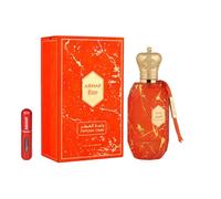 Armaf Eter Profumo Oasis Eau de Parfum 100 ml, Profumo Arabo Unisex a Lunga Durata, Include Atomizzatore Ricaricabile 5 ml, Profumo Tropicale Legnato con Frutta, Fiori e Vaniglia (Profumo Oasis)