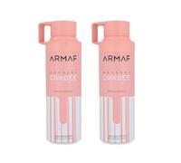 Armaf Odyssey Body Spray 200 ml - Set 2 Pezzi - Spray Corpo Profumato Uomo e Unisex - Fragranze Mandarin Sky, Mega, Candee, Limoni Fresh - 2 x 200 ml