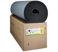 ArmaFlex HOME - Tappetino isolante autoadesivo, 25 mm, 50 cm x 1 m, in schiuma elastomerica flessibile per isolamento termico e acustico, per camper, barche, casa e fai da te, 10/19/25/32 mm