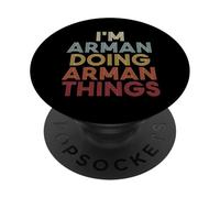 Arman Name Arman Personalized Name First Given PopSockets PopGrip Adesivo
