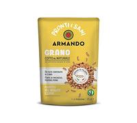 ARMANDO Pronti e Sani Grano, Cotto al Vapore con Olio EVO, Pronto da Gustare - 10 confezioni da 125 gr