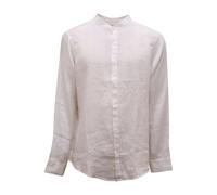 Armani - Af146199 Camicia Coreana Linen Shirt - - Shirts - Uomo - Bianco - M