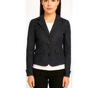 Armani Aj Blazer Da Donna Blu Notte Taglia 40 Giacca In Cotone 3 Bottoni Moda