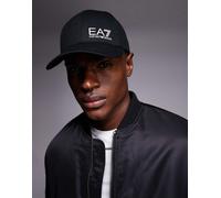 Armani - EA7 - Cappellino da baseball nero con logo bianco M