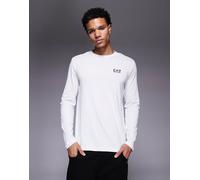 Armani - EA7 - Maglietta a maniche lunghe bianca-Bianco 44